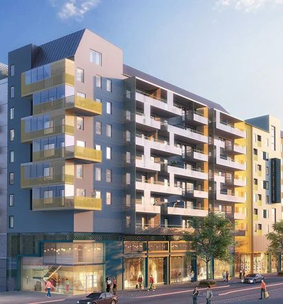 Partille Port, 15 minuter från Göteborg, är ett storskaligt och komplext projekt som inte har någon tidigare motsvarighet i Göteborgsregionen. Det är ett av Sveriges största bostadsprojekt där Peab samtidigt utvecklar runt 800 bostäder och drygt 14.000 kvadratmeter handel.